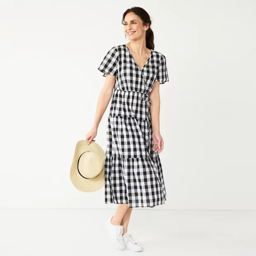 Croft & Barrow Plaid Dress